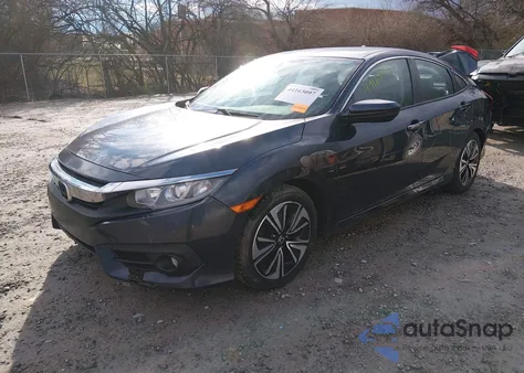 2017 Honda Civic Ex-L z USA, uszkodzony, nr VIN 2HGFC1F77HH647497